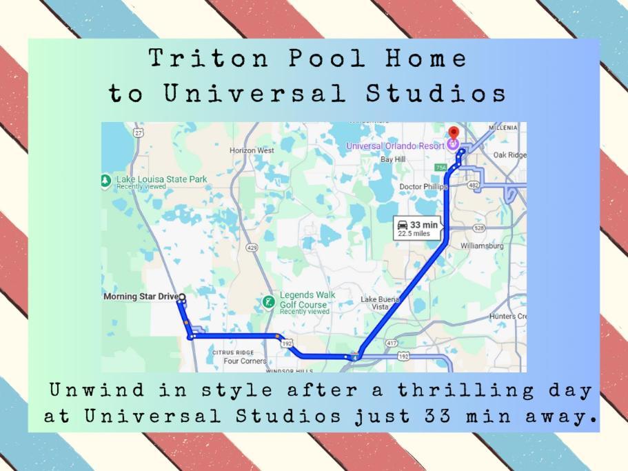 Triton Vacation Pool Home Near Disney Orlando Exteriér fotografie