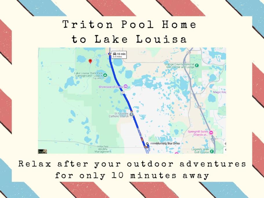 Triton Vacation Pool Home Near Disney Orlando Exteriér fotografie